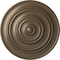 Ekena Millwork Classic Ceiling Medallion (Fits Canopies up to 4 1/8"), Hand-Painted Warm Silver, 13 1/4"OD x 1/2"P CM13CLWSS - alternate 1